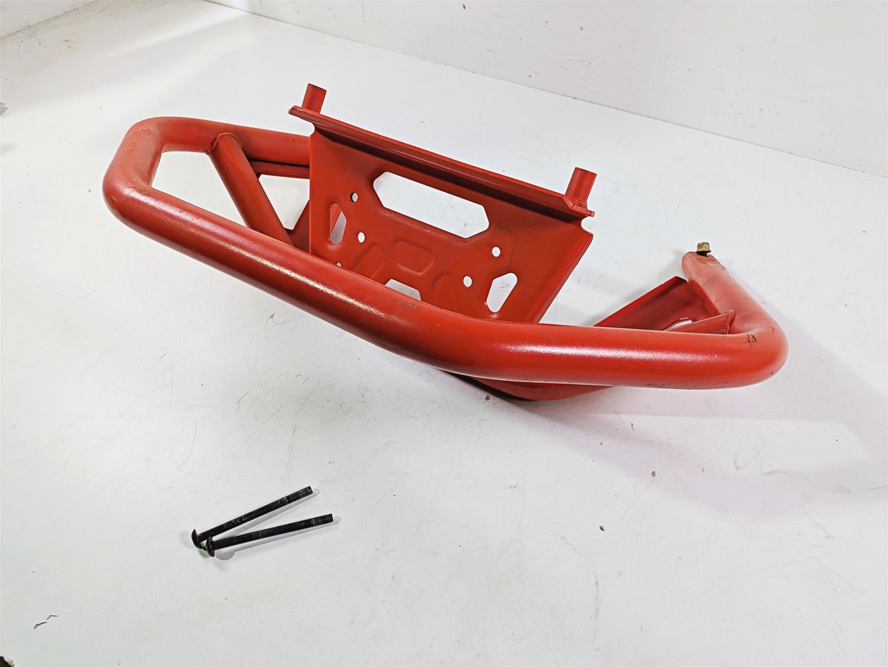 2022 Can-Am Defender XMR HD10 Front Red Bumper Guard 705210151 {{ shop.shopifyCountryName }} - Mototech271