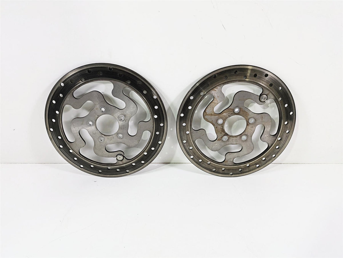 2010 Harley Touring FLHX Street Glide Front Brake Disc Rotor Set 41809-08A {{ shop.shopifyCountryName }} - Mototech271