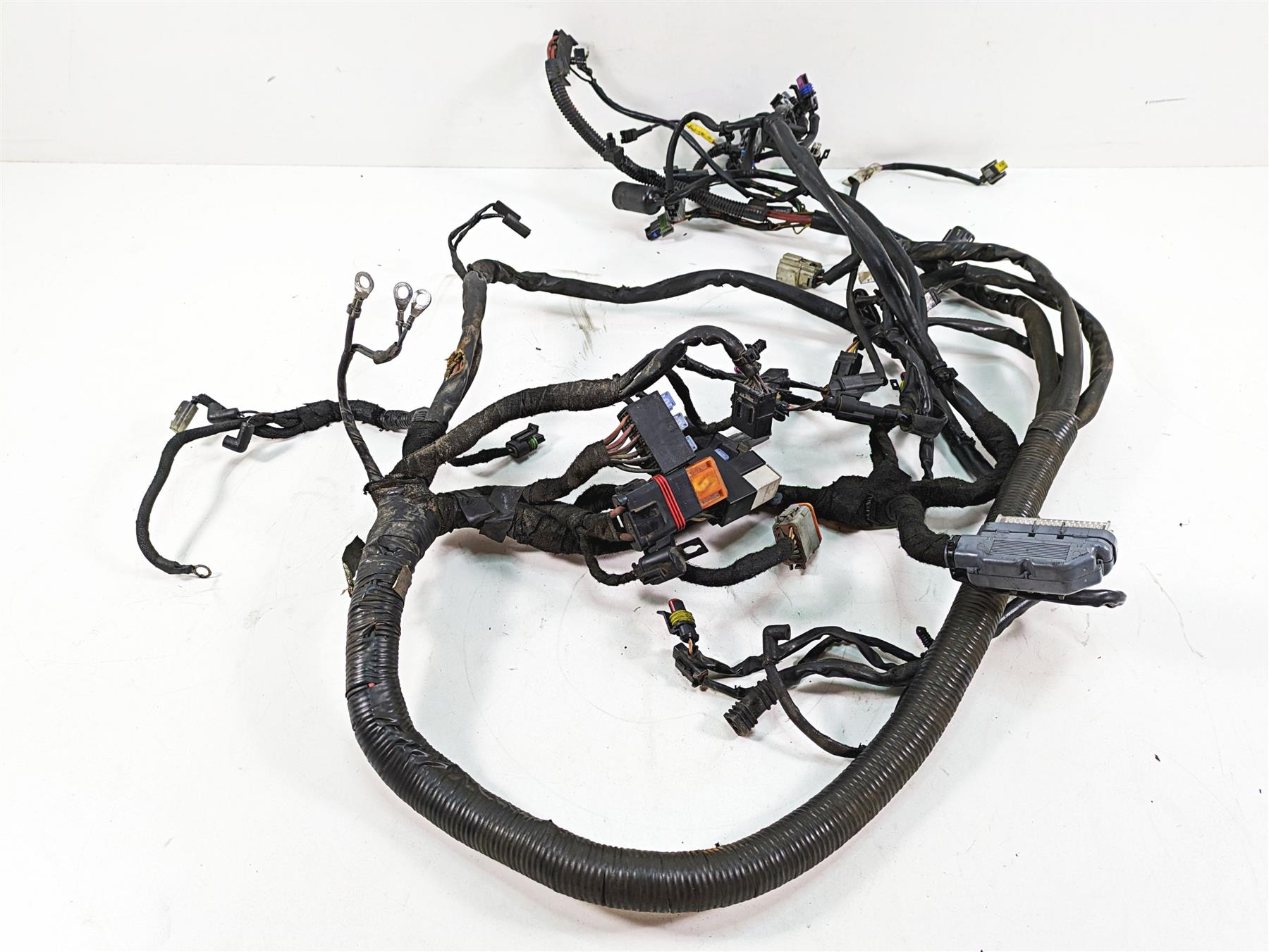 2009 Harley FXDC Dyna Super Glide Custom Wiring Harness Loom 69603-08A | Mototech271