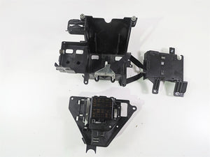 2010 Harley Touring FLHXSE CVO Street Glide Battery Tray Holder - Read 66281-09B