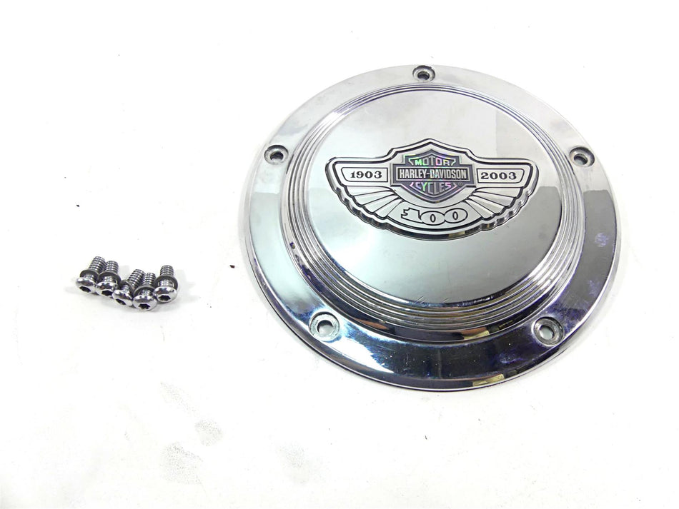 2003 Harley Touring FLHTCI E-Glide 100th Anniversary Derby Cover 25001-03 {{ shop.shopifyCountryName }} - Mototech271