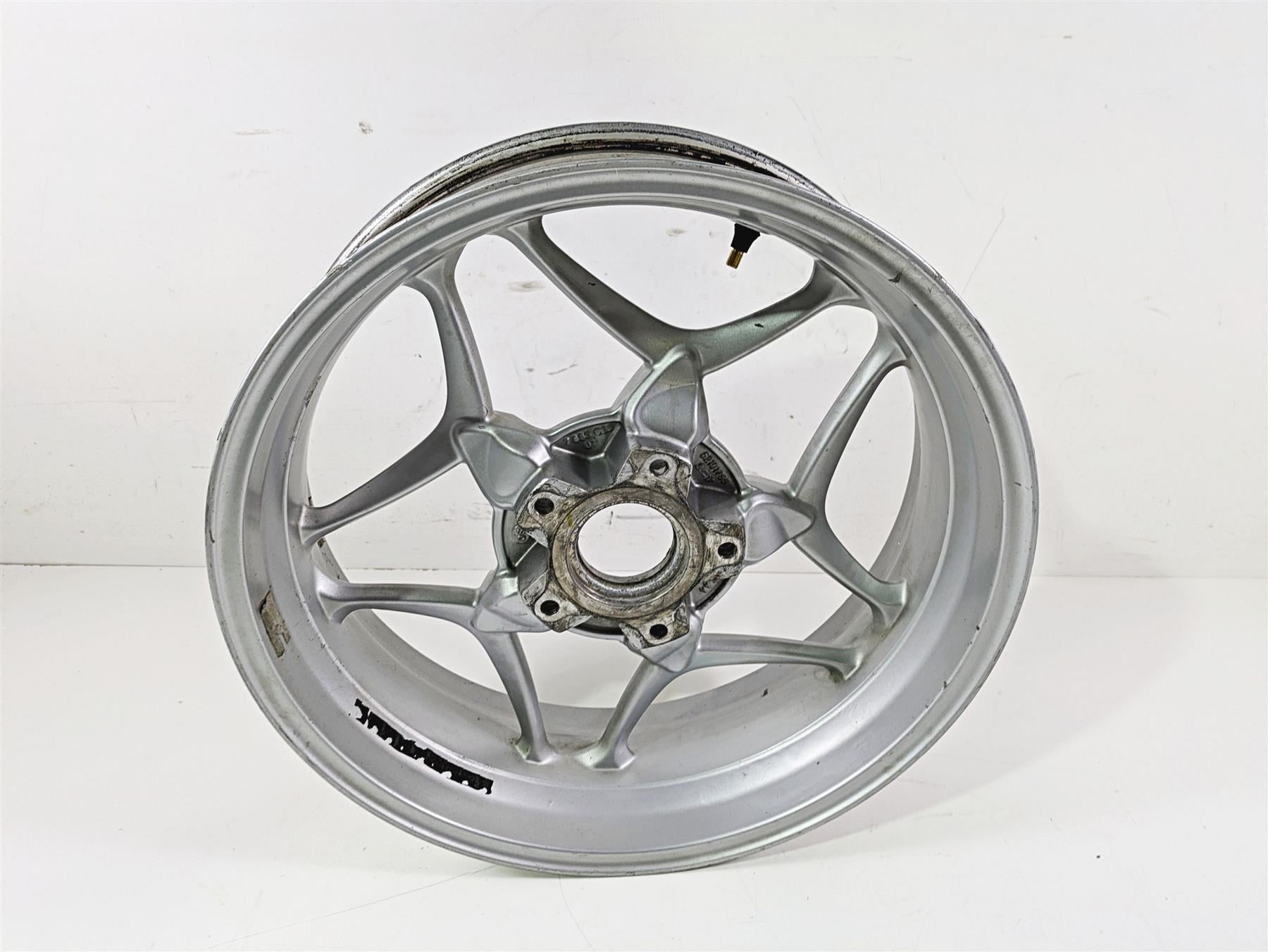 2009 BMW R1200RT K26 Straight 17x5.5 Rear Wheel Rim 36317683070 {{ shop.shopifyCountryName }} - Mototech271