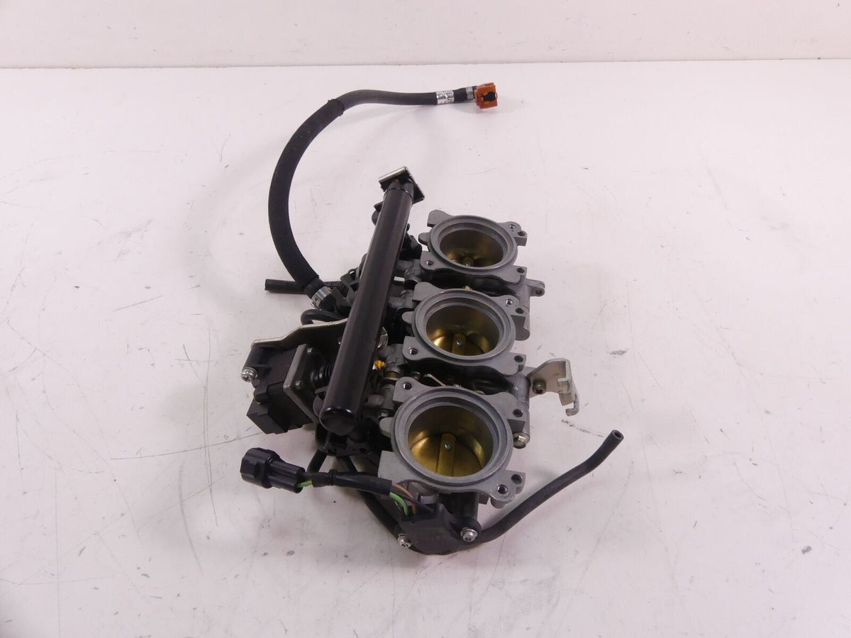 2014 Triumph Tiger 800 ABS Throttle Bodies Keihin Fuel Injection T1243800 {{ shop.shopifyCountryName }} - Mototech271