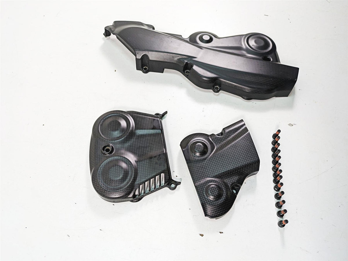 2020 Ducati Hypermotard 950 SP Carbon Fiber Timing Cover Fairing Set 24511781A {{ shop.shopifyCountryName }} - Mototech271