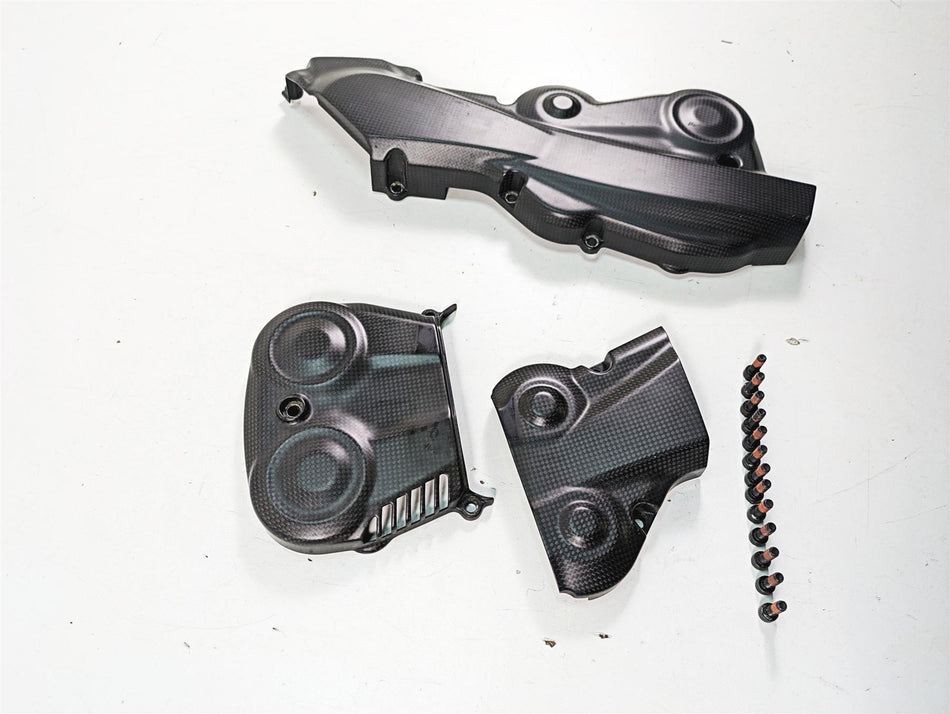 2020 Ducati Hypermotard 950 SP Carbon Fiber Timing Cover Fairing Set 24511781A {{ shop.shopifyCountryName }} - Mototech271