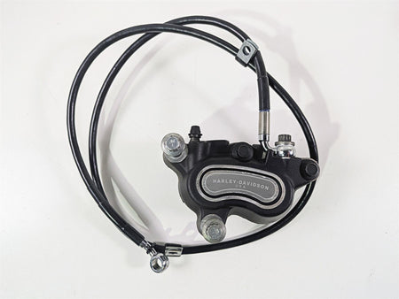 2009 Harley FXDC Dyna Super Glide Front Brake Caliper + Line 44046-08 {{ shop.shopifyCountryName }} - Mototech271