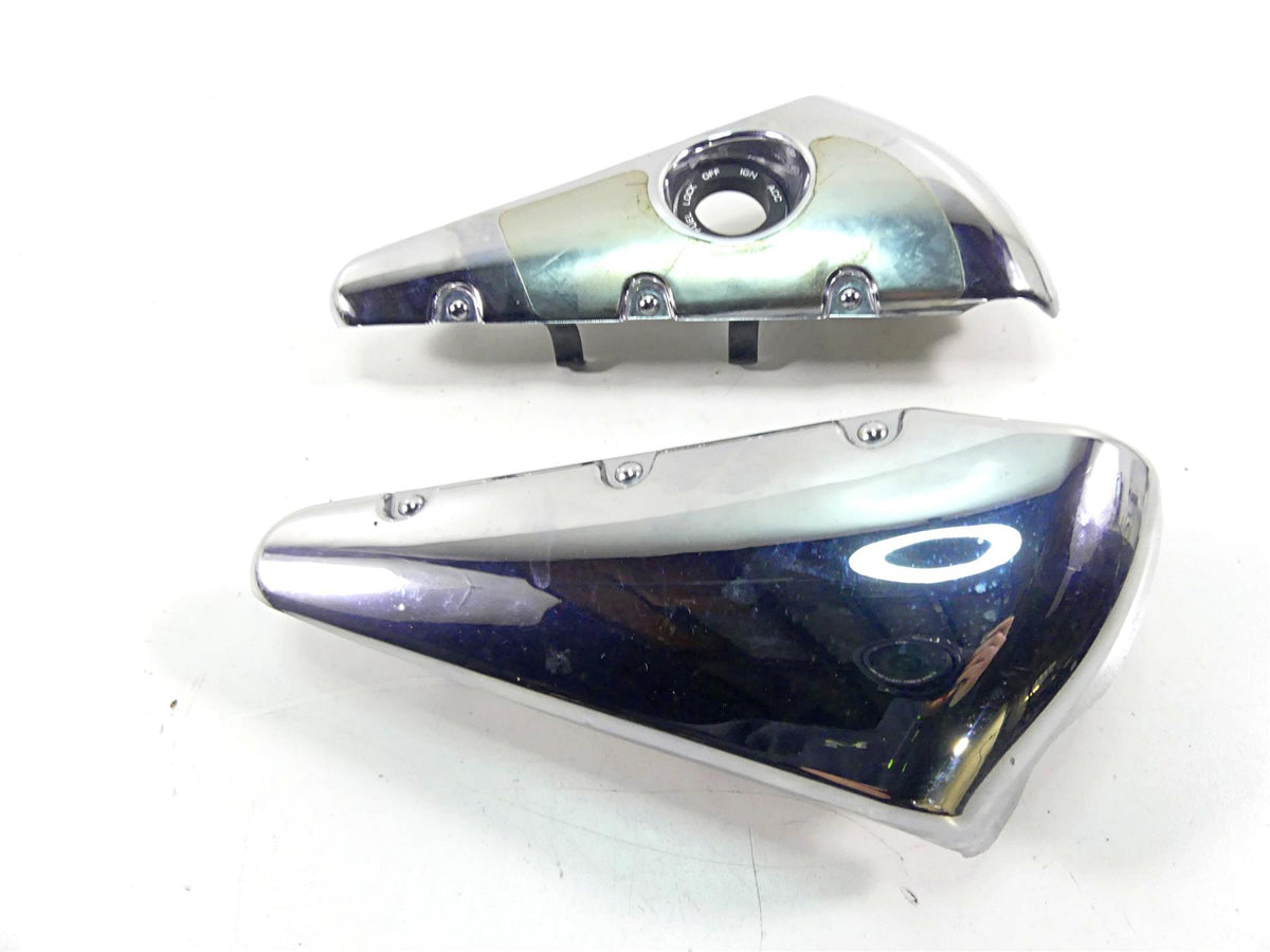 2005 Harley VRSCSE CVO V-Rod Under Seat Ignition Switch Side Covers 66339-05 {{ shop.shopifyCountryName }} - Mototech271