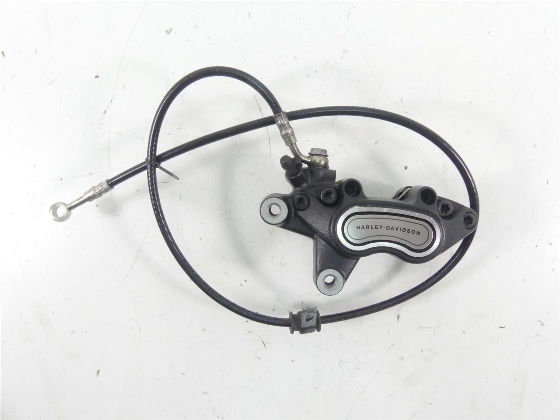 2018 Harley Softail FXBB Street Bob Front Brake Caliper + Line 41300095 {{ shop.shopifyCountryName }} - Mototech271