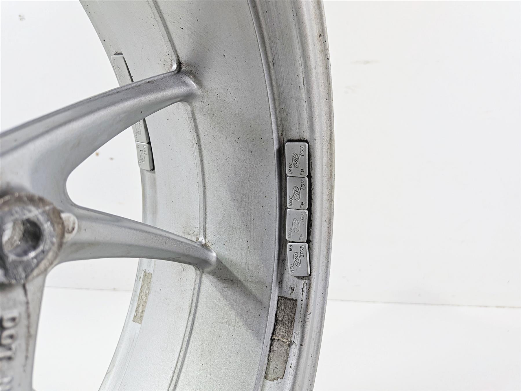 2016 BMW R1200RT RT RTW K52 Rear Wheel Rim 17x5.5 Straight 36317727235 {{ shop.shopifyCountryName }} - Mototech271