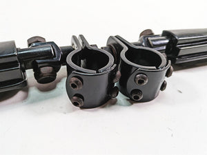2009 Harley Softail FLSTSB Cross Bones Aftermarket Black Highway Peg Set