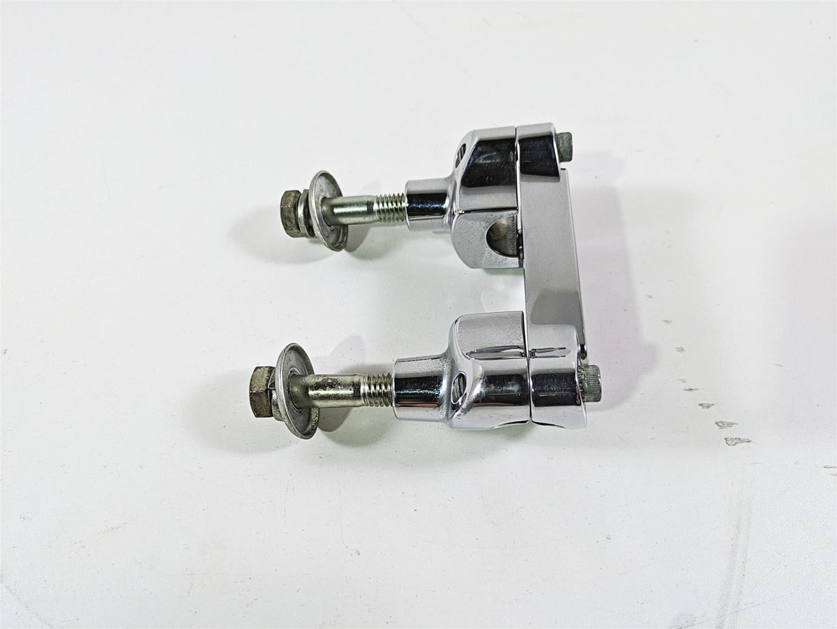 2008 Harley FLSTC Softail Heritage Handlebar Riser Holder Set 56567-86B {{ shop.shopifyCountryName }} - Mototech271