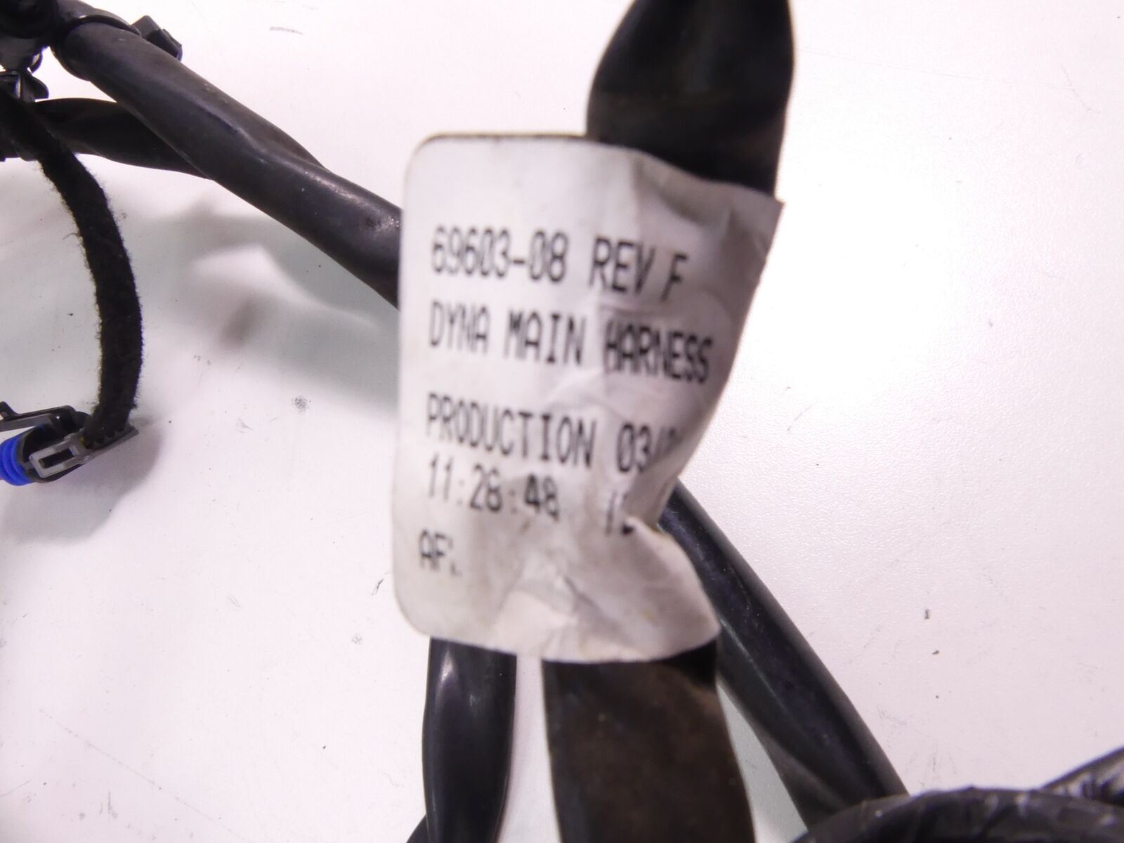 2009 Harley FXDC Dyna Super Glide Non ABS Main Wiring Harness Cable Loom 69603-0 {{ shop.shopifyCountryName }} - Mototech271