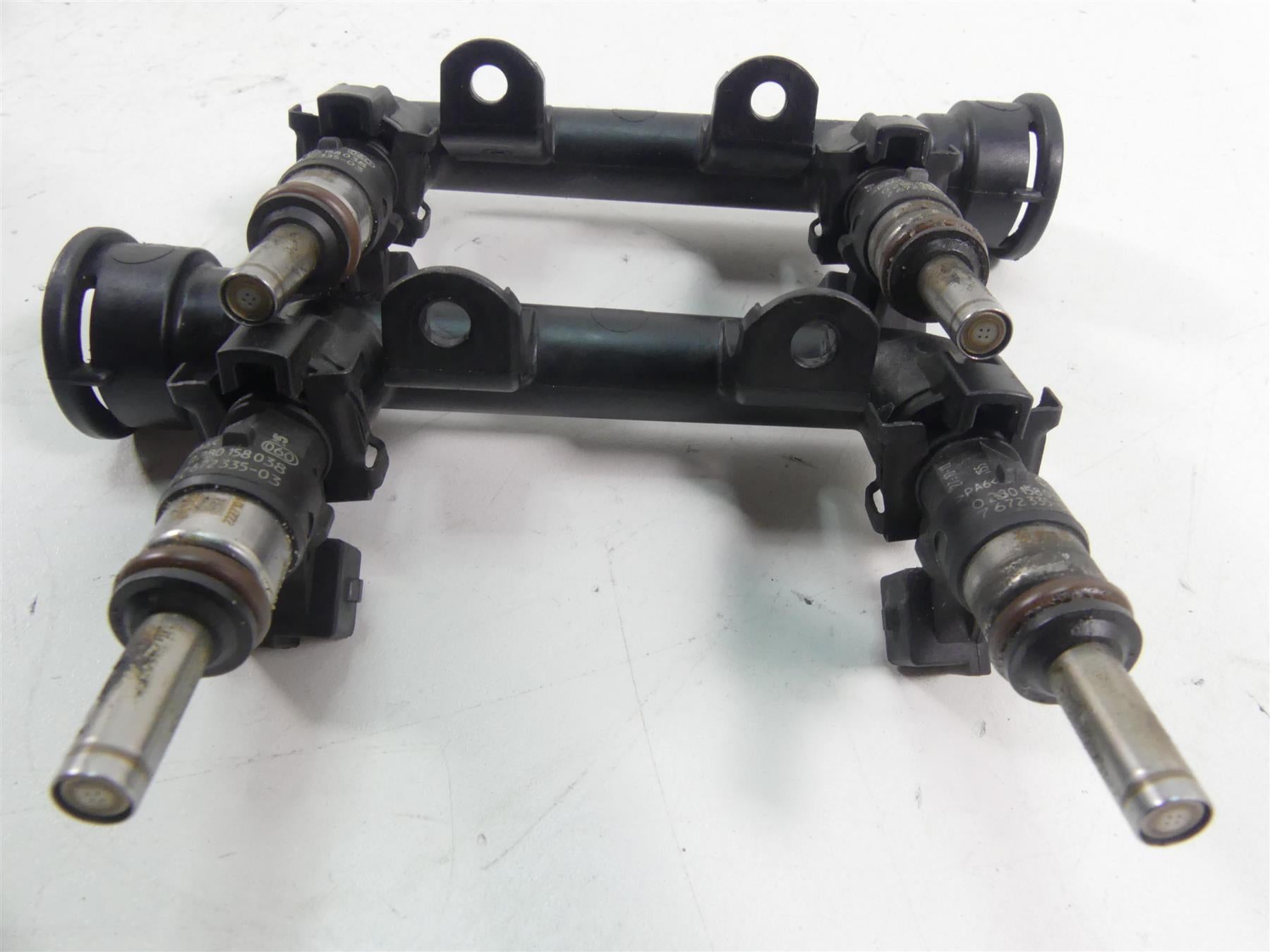 2012 BMW S1000RR K46 Fuel Injectors Rails Pressure Sensor Set - Read 13548532988 {{ shop.shopifyCountryName }} - Mototech271