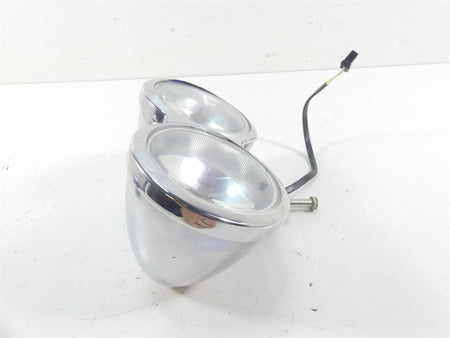 2009 Harley FXDF Dyna Fat Bob Headlight Head Light Bucket And Lens 69797-08 {{ shop.shopifyCountryName }} - Mototech271