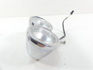 2009 Harley FXDF Dyna Fat Bob Headlight Head Light Bucket And Lens 69797-08 | Mototech271