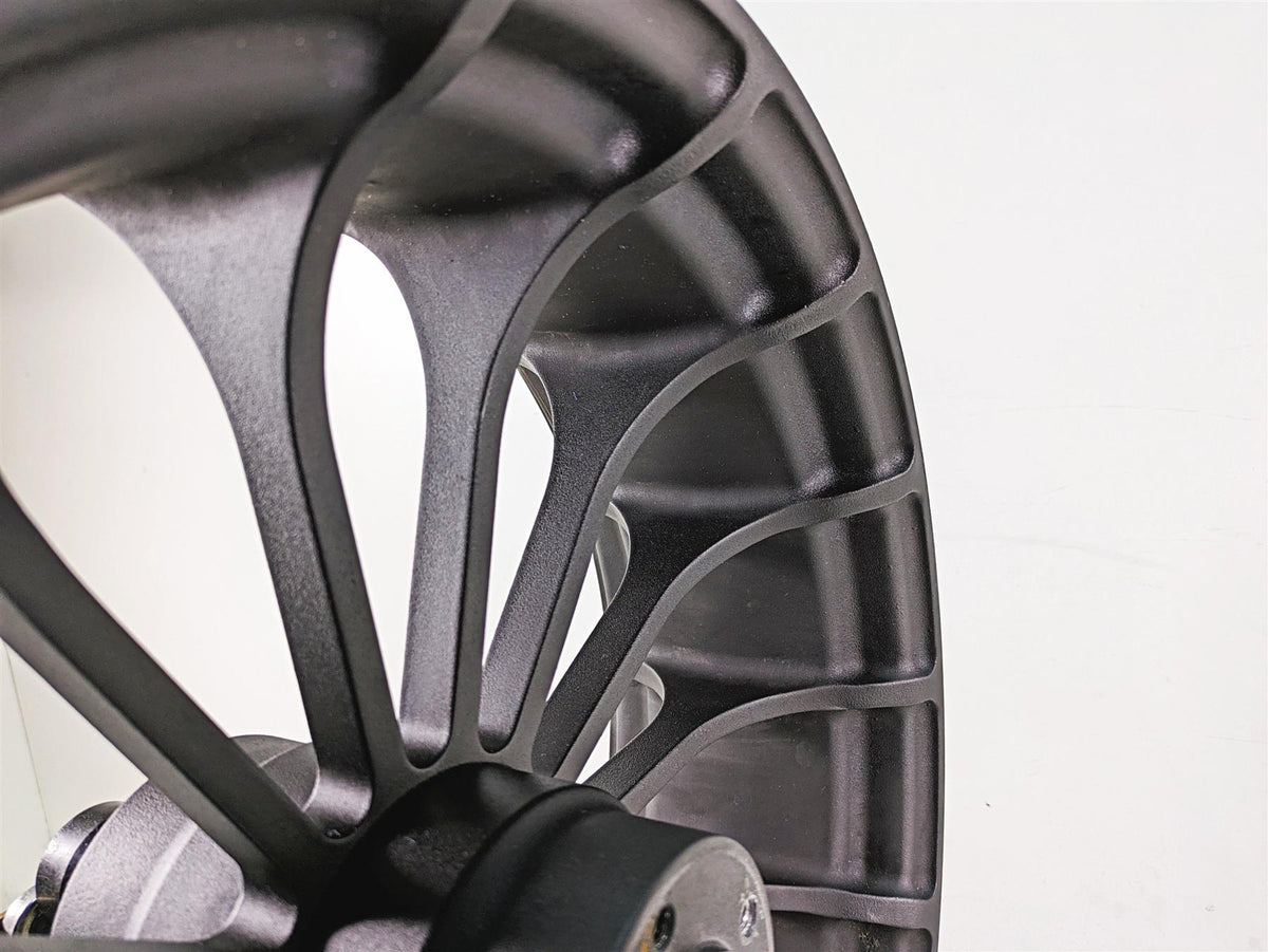 2018 Harley Touring FLHXSE CVO Street Glide Native Customs Turbine Talon 18x5.5 Fat Front Wheel Rim {{ shop.shopifyCountryName }} - Mototech271