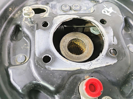 2010 Kawasaki 610 4x4 Mule Rear Left Full Drum Brake Set 41035-0061 41038-0018 {{ shop.shopifyCountryName }} - Mototech271
