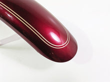 Load image into Gallery viewer, 2004 Harley Softail FXSTDI Deuce Front Fender Lava Red Sunglo &amp; Stripe 59876-00
