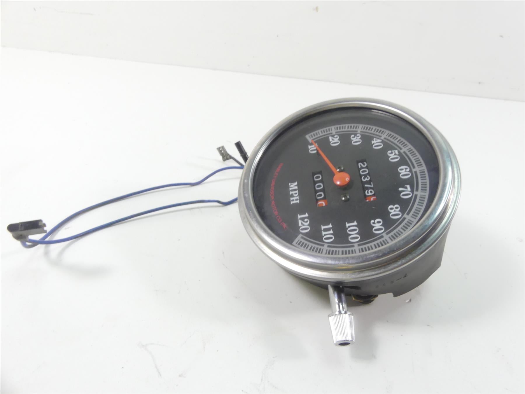 1993 Harley FXSTS Softail Springer Speedometer Gauge Instrument - 20K 67011-91 {{ shop.shopifyCountryName }} - Mototech271