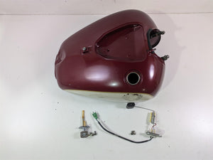 1999 Yamaha XV1600 Road Star Fuel Gas Tank + Petcock & Sender -Dent 4WM-Y2410-31