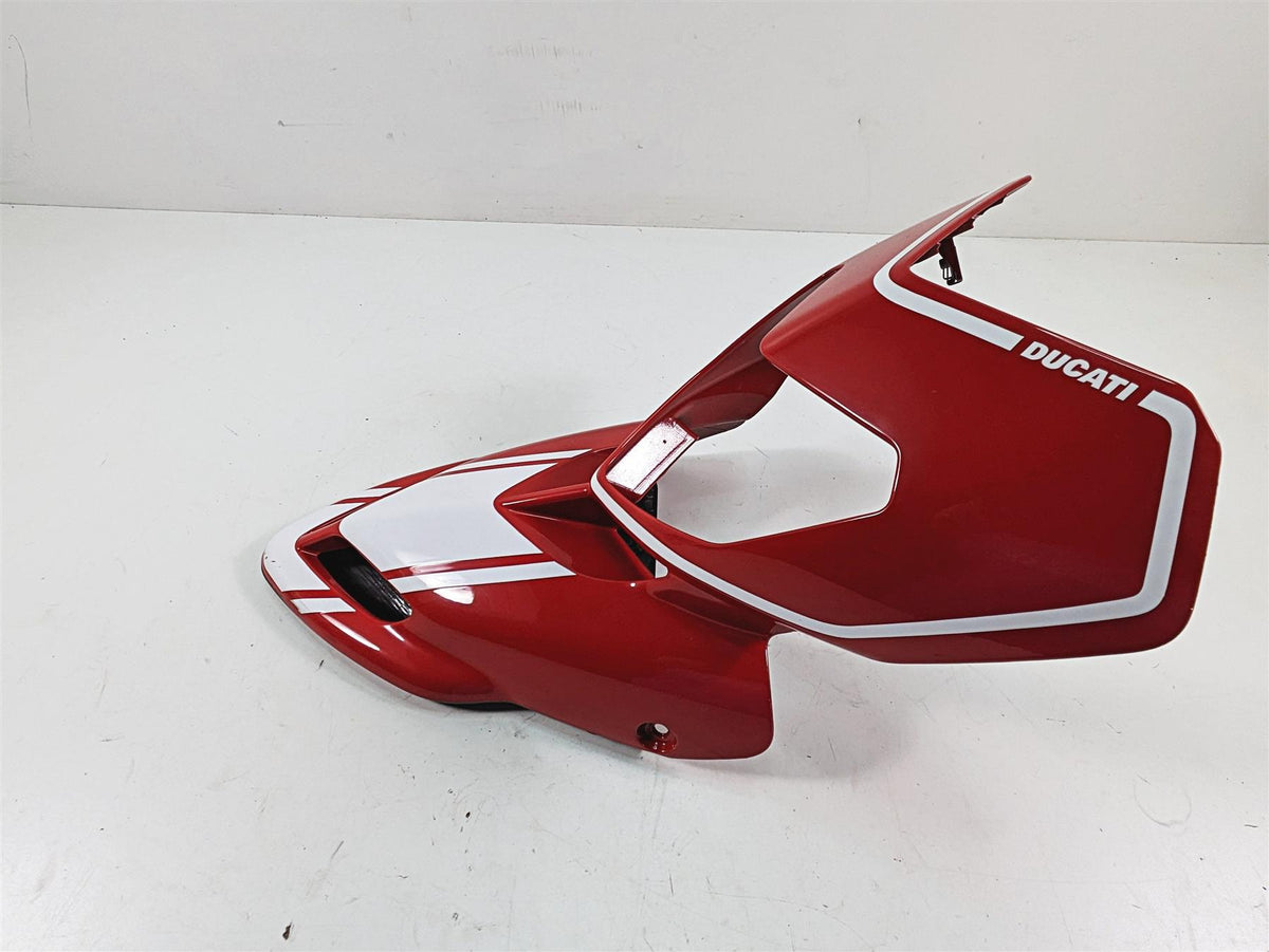 2011 Ducati Hypermotard 1100 Evo SP Front Red Headlight Cover Fairing 48110451A {{ shop.shopifyCountryName }} - Mototech271