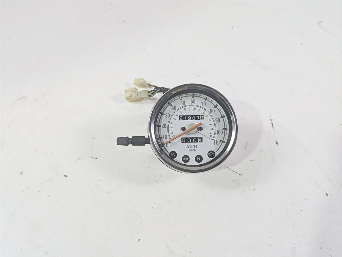 2006 Yamaha XVS650 V-Star Classic Speedometer Gauge - 21k 5SC-83580-50-00 {{ shop.shopifyCountryName }} - Mototech271