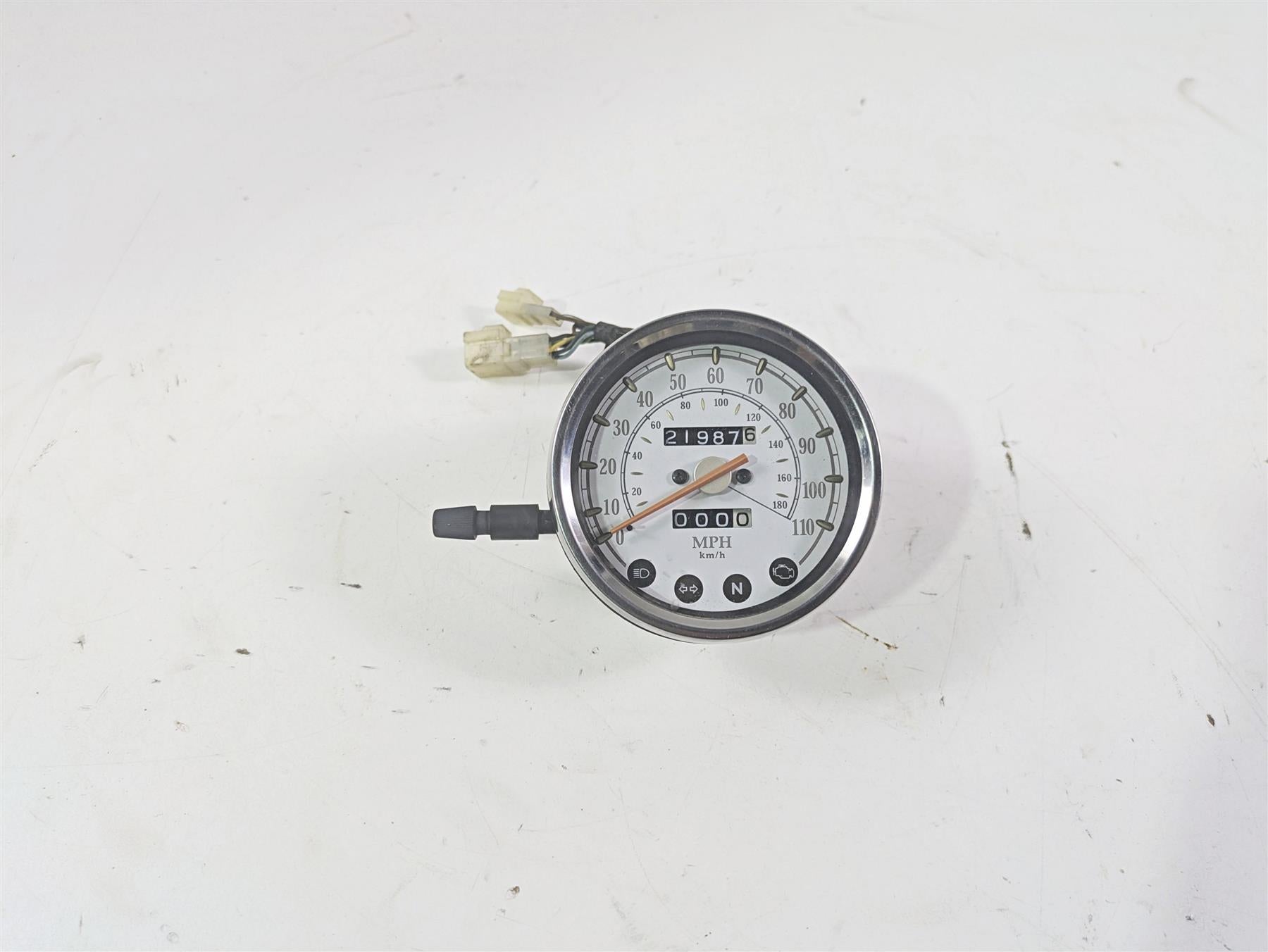 2006 Yamaha XVS650 V-Star Classic Speedometer Gauge - 21k 5SC-83580-50-00 {{ shop.shopifyCountryName }} - Mototech271