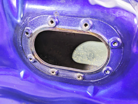 2002 Honda VTX1800 Retro Fuel Gas Tank Pearl Chromium Purple -Read 17520-MCV-670 {{ shop.shopifyCountryName }} - Mototech271