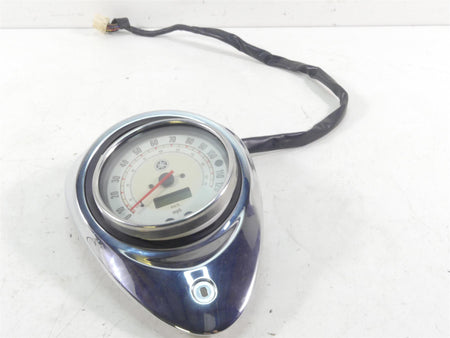 2002 Yamaha XVS1100 V-Star Speedometer Gauge 15K + Chrome Cover 5KS-83500-02-00 {{ shop.shopifyCountryName }} - Mototech271
