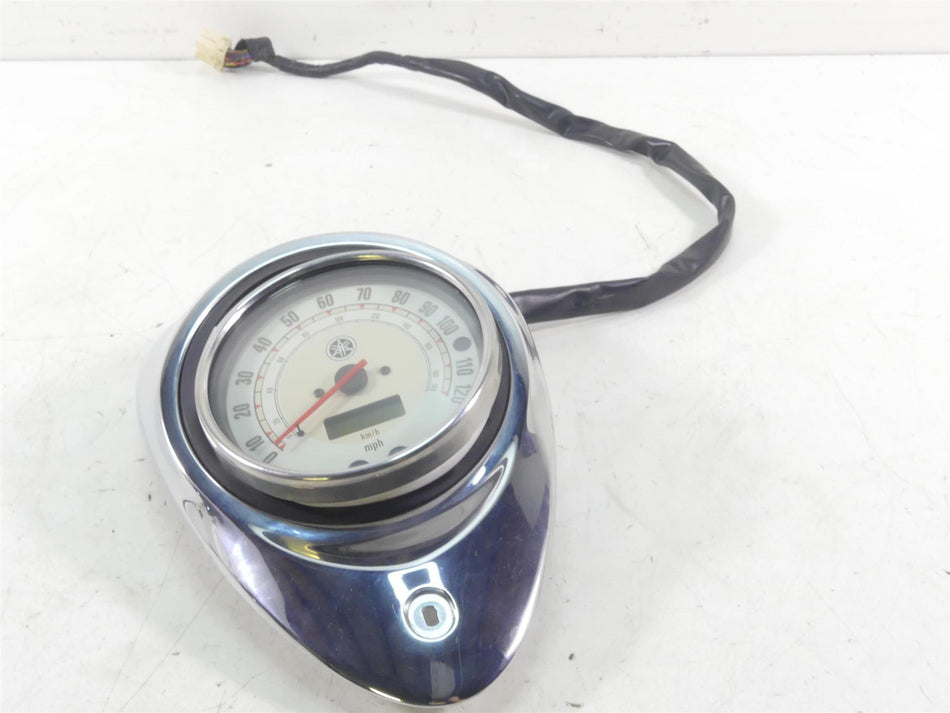 2002 Yamaha XVS1100 V-Star Speedometer Gauge 15K + Chrome Cover 5KS-83500-02-00 {{ shop.shopifyCountryName }} - Mototech271