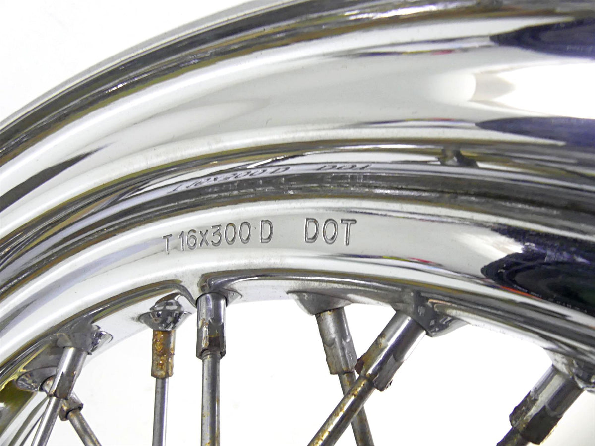 2010 Harley Touring FLHRC Road King Front Wheel Rim 16x3 -Read 40960-09 {{ shop.shopifyCountryName }} - Mototech271