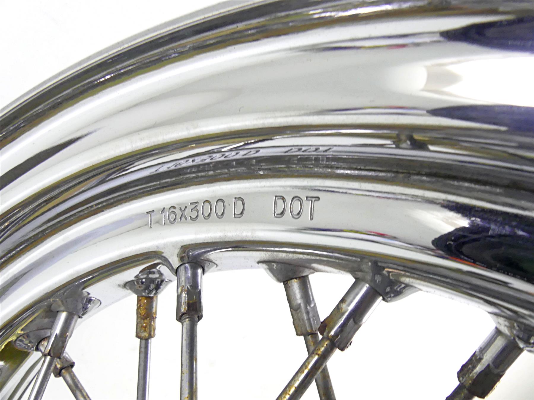 2010 Harley Touring FLHRC Road King Front Wheel Rim 16x3 -Read 40960-09 {{ shop.shopifyCountryName }} - Mototech271