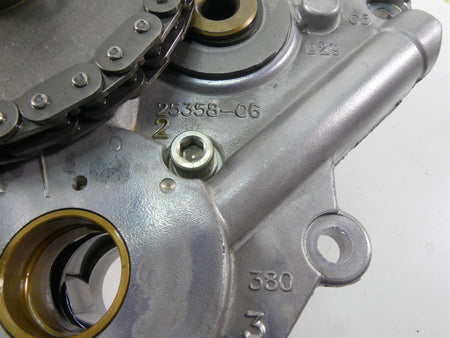 2009 Harley FXDL Dyna Low Rider Cam Shaft Mount Oil Pump Set 25358-06 24608-07A {{ shop.shopifyCountryName }} - Mototech271