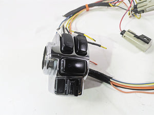 2007 Harley Touring FLHRSE CVO Road King Chrome Hand Control Switch Set 71682-06