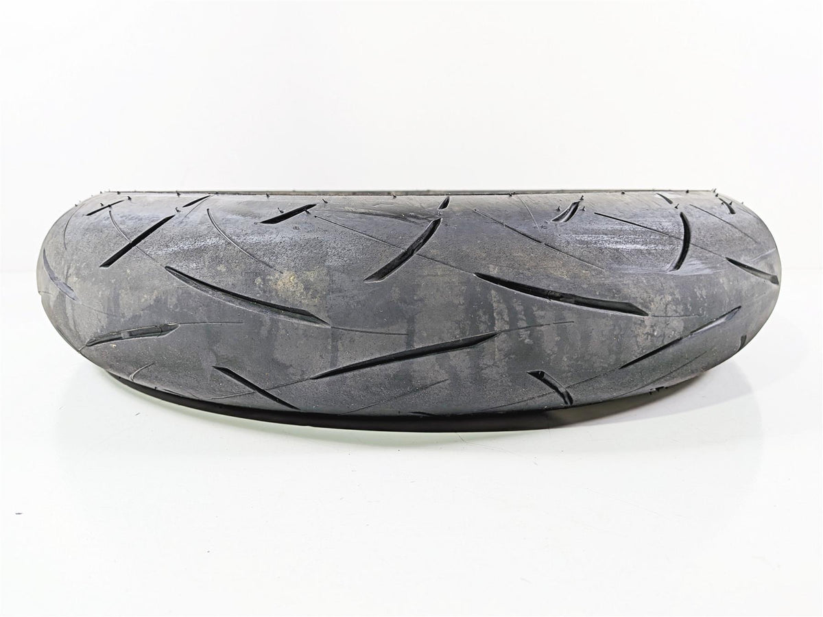 Used Front Motorcycle Tire Dunlop Sportmax Roadsport 2 120/70-R17 58W DOT2624 45238704-Mototech271