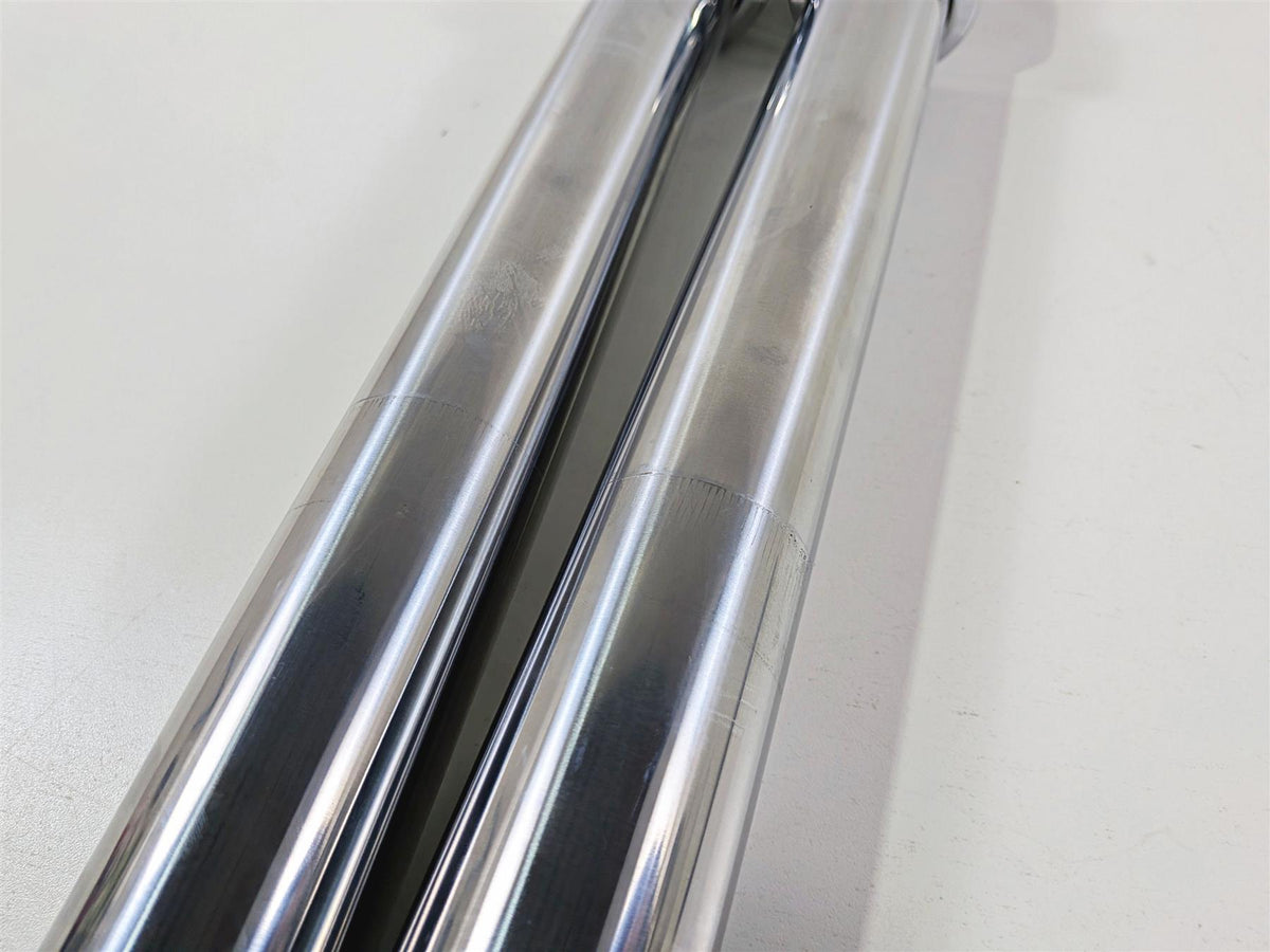2009 Harley FXCWC Softail Rocker Straight Chrome Front Fork Leg Set 46950-08 {{ shop.shopifyCountryName }} - Mototech271