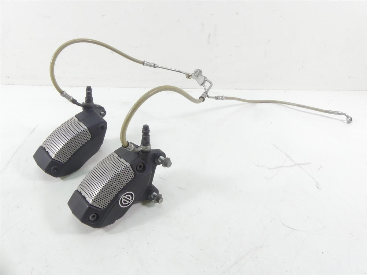 2013 Harley VRSCF Muscle V-Rod Front Brake Caliper Set + Lines 44731-08 44732-08 {{ shop.shopifyCountryName }} - Mototech271