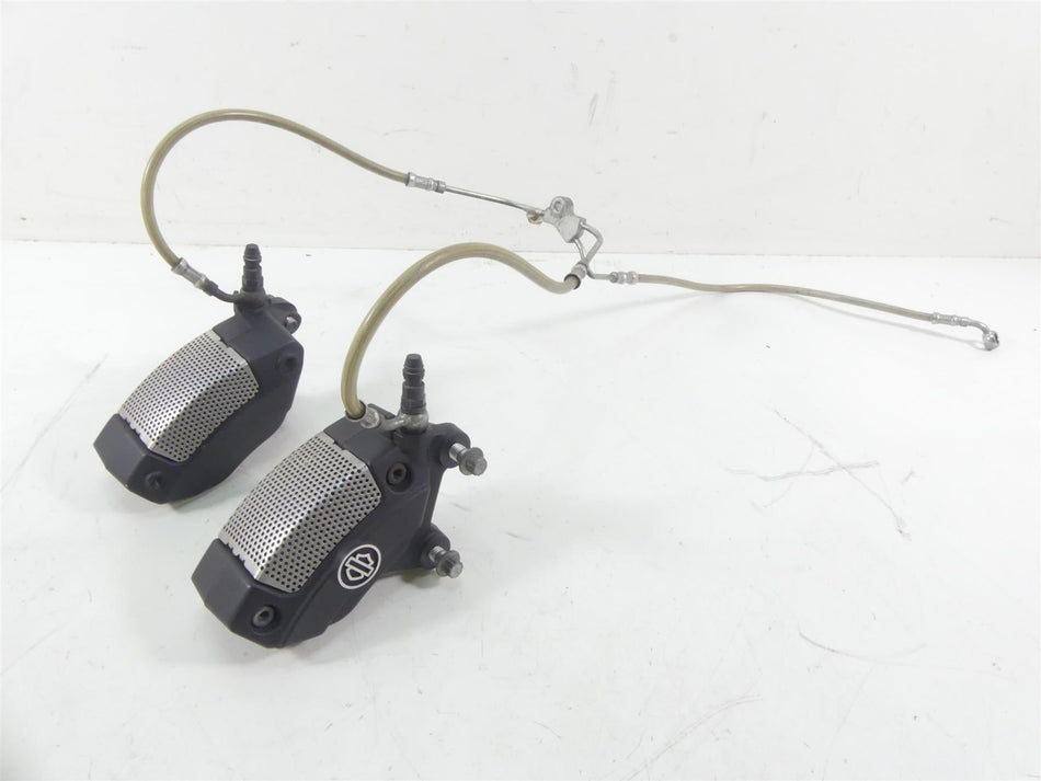 2013 Harley VRSCF Muscle V-Rod Front Brake Caliper Set + Lines 44731-08 44732-08 {{ shop.shopifyCountryName }} - Mototech271