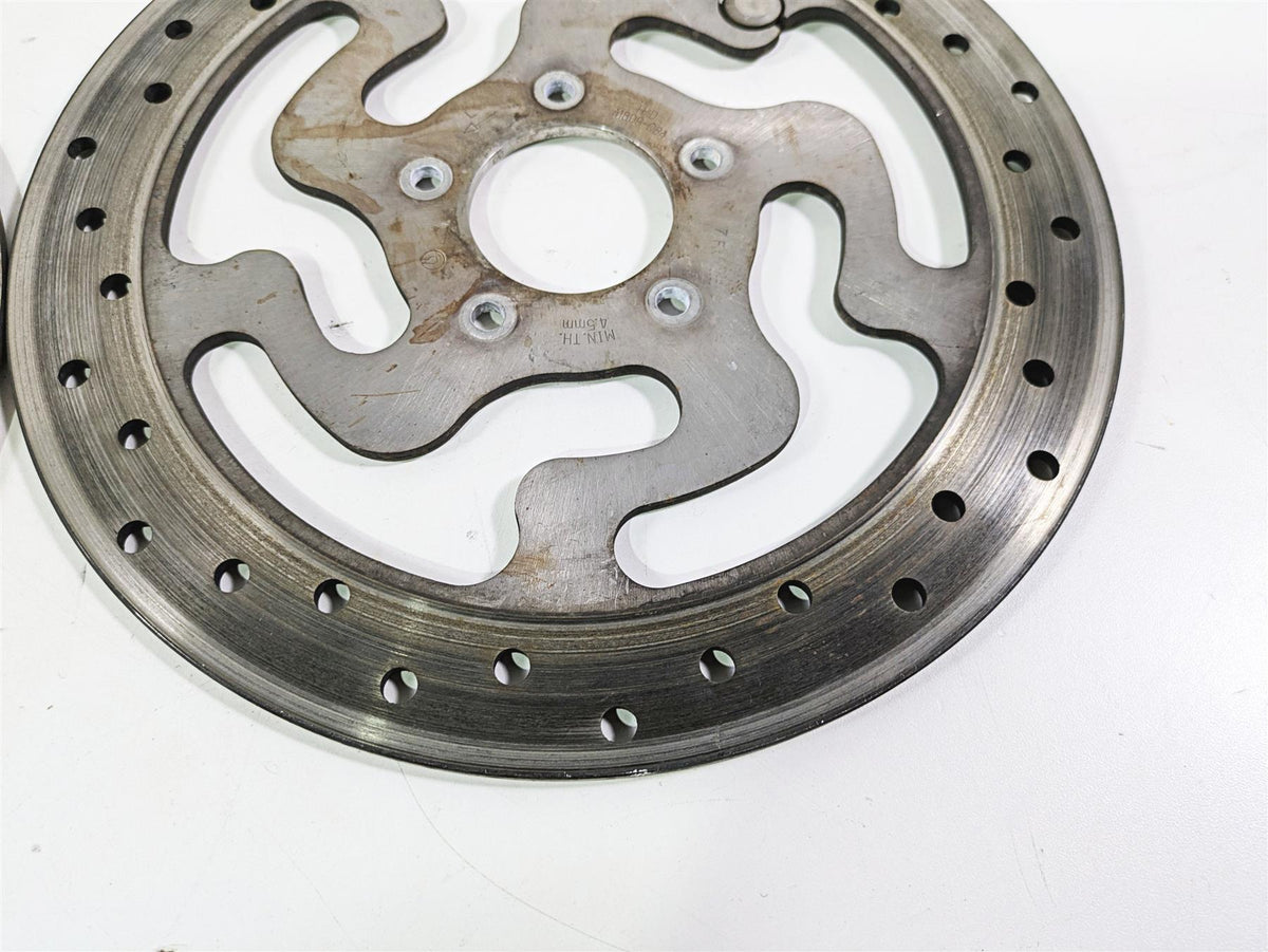 2010 Harley Touring FLHX Street Glide Front Brake Disc Rotor Set 41809-08A {{ shop.shopifyCountryName }} - Mototech271