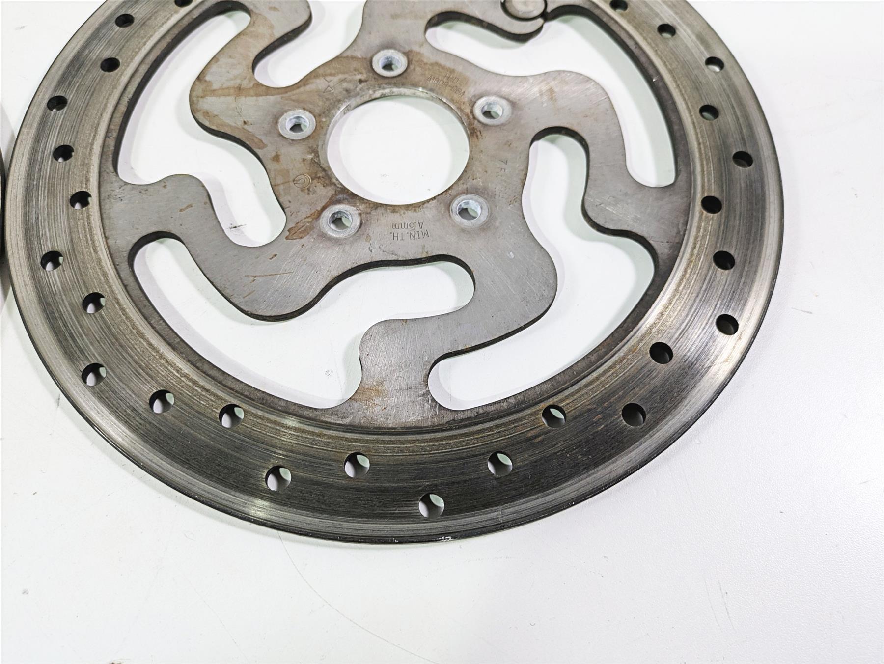 2010 Harley Touring FLHX Street Glide Front Brake Disc Rotor Set 41809-08A {{ shop.shopifyCountryName }} - Mototech271