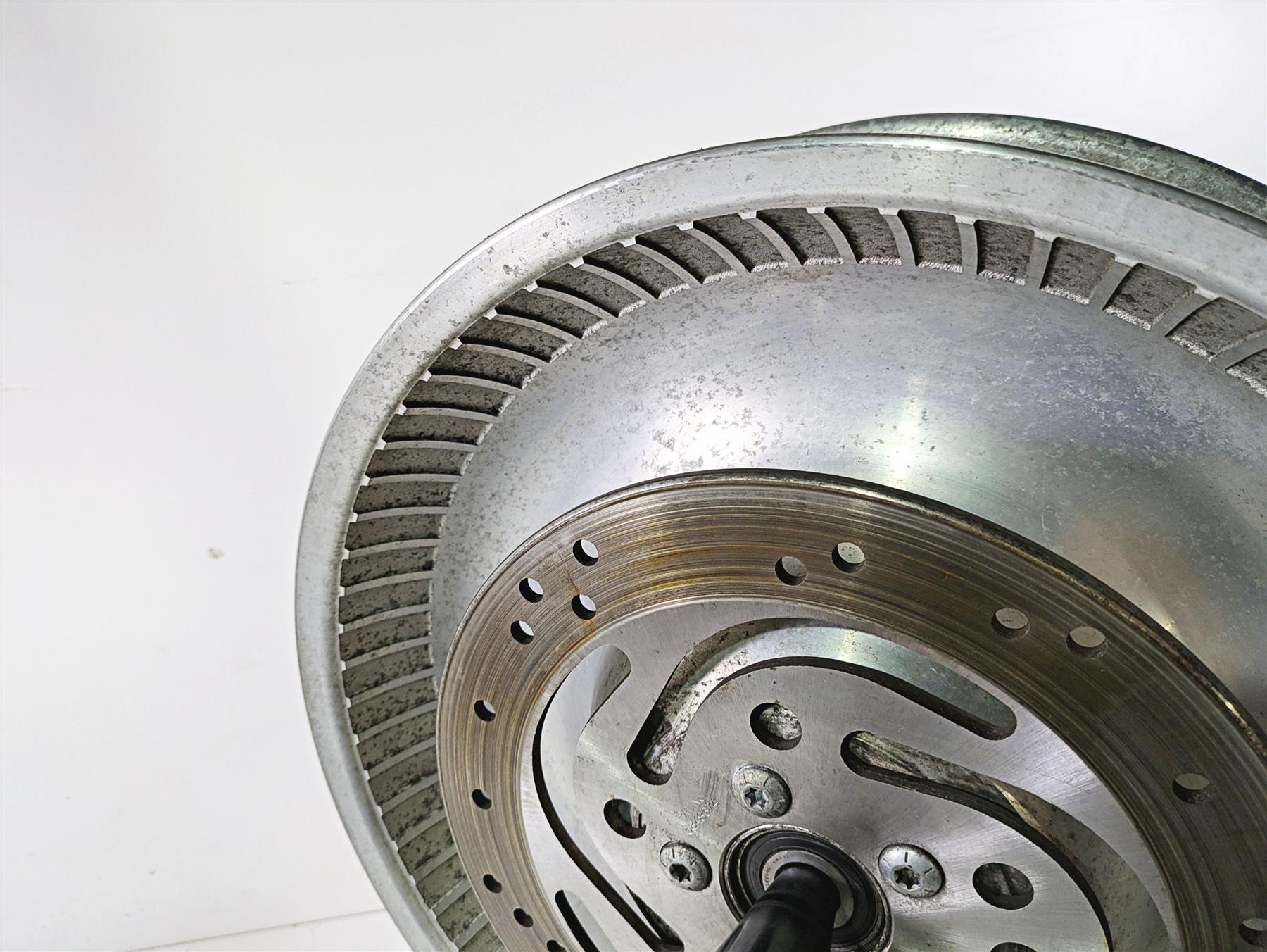 2003 Harley Softail FXSTDI Deuce 100th Straight 17x4.5 Rear Wheel Solid 41074-00 {{ shop.shopifyCountryName }} - Mototech271