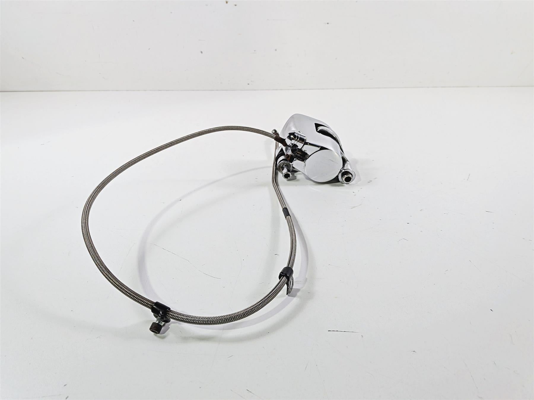 1996 Harley FLSTC Softail Heritage Front Brake Caliper Chrome READ 44046-84C {{ shop.shopifyCountryName }} - Mototech271