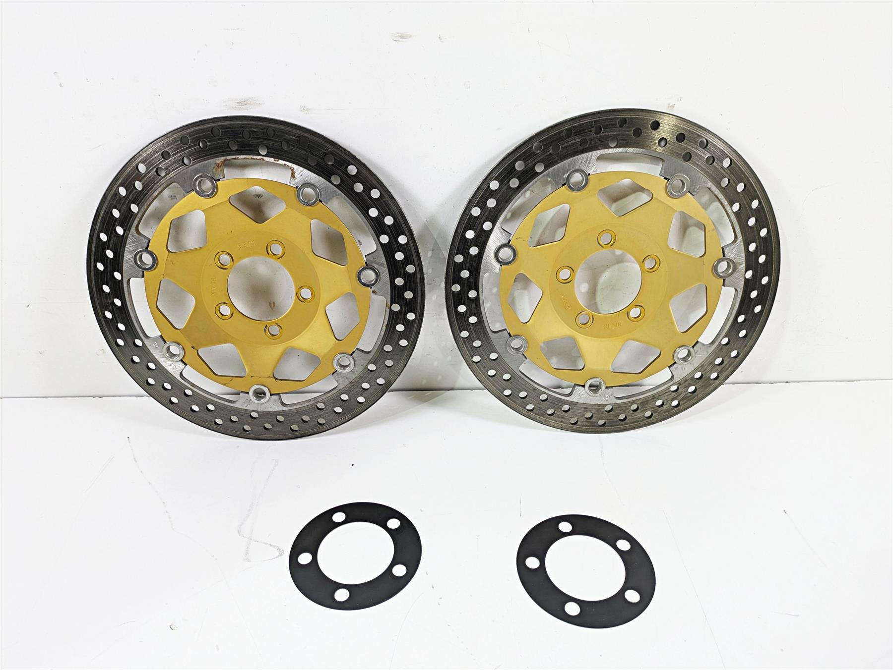 2005 Kawasaki ZX12R Ninja Front Brake Disc Rotor Set 41080-0001-488 | Mototech271