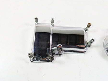 2007 Harley Touring FLHRSE CVO Road King Transmission Chrome Cover Set 34469-06B {{ shop.shopifyCountryName }} - Mototech271