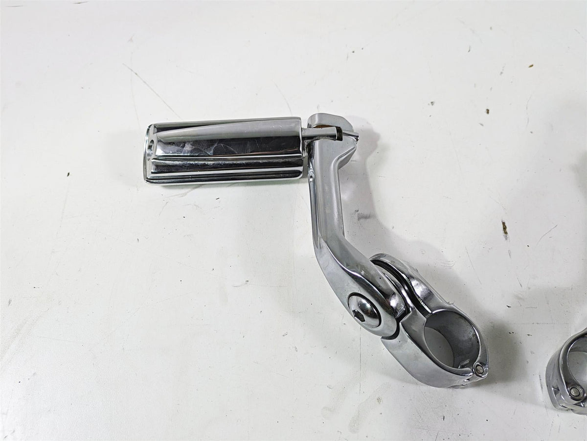 2008 Harley Touring FLHTCU E-Glide 105TH Oem Adjustable Chrome Highway Pegs {{ shop.shopifyCountryName }} - Mototech271