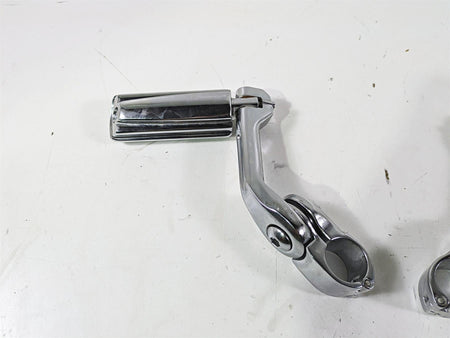 2008 Harley Touring FLHTCU E-Glide 105TH Oem Adjustable Chrome Highway Pegs {{ shop.shopifyCountryName }} - Mototech271