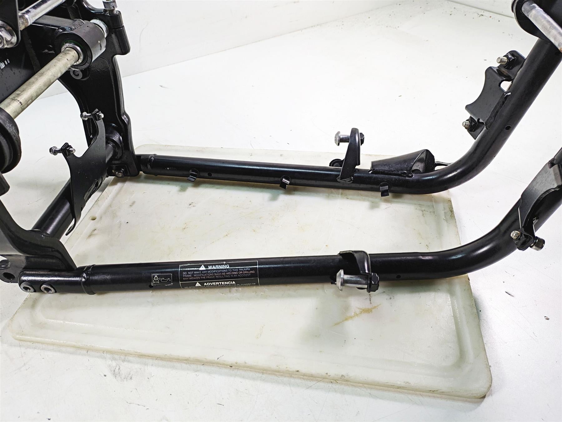 2011 Triumph America Straight Main Frame Chassis + Swingarm With Clean Texas Title T2076041 T2076043 {{ shop.shopifyCountryName }} - Mototech271