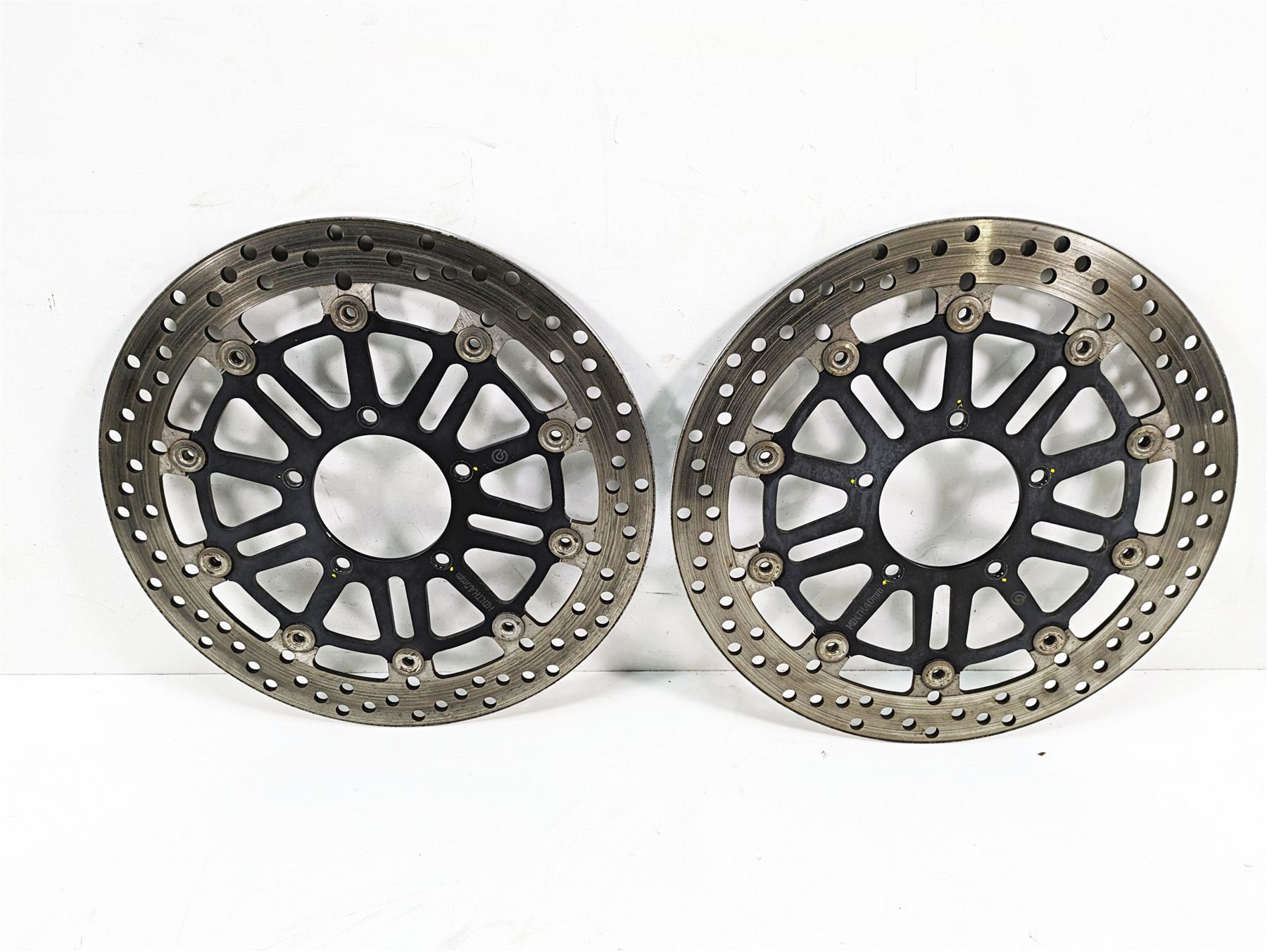 2013 MV Agusta F3 675 ERA Brembo Front Brake Disc Rotor Set 320mm 8000B4450 {{ shop.shopifyCountryName }} - Mototech271