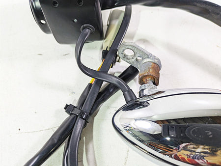 2009 Harley FXCWC Softail Rocker Left Hand Control Switch + Turn Signal 71682-06 {{ shop.shopifyCountryName }} - Mototech271