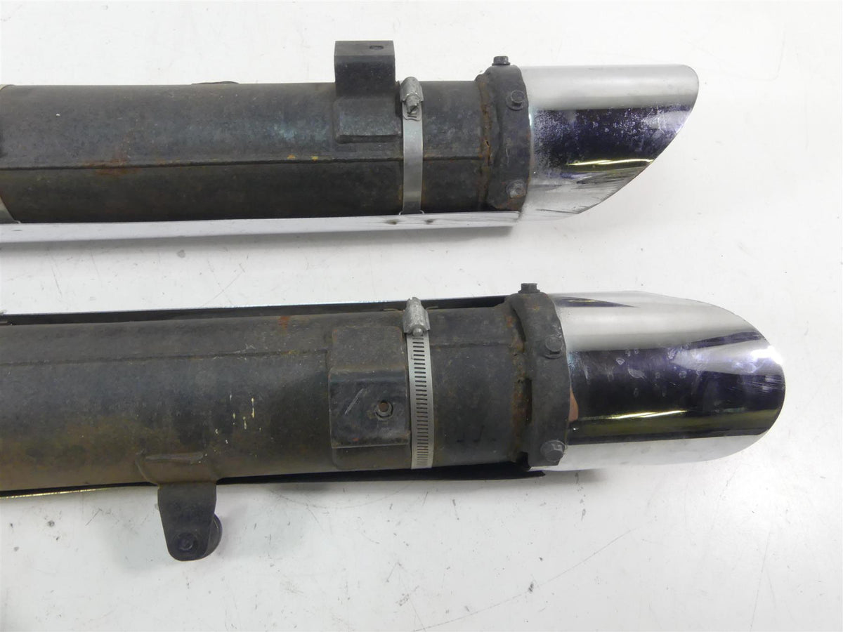 2011 Victory Vision Tour Oem Exhaust Muffler Silencer Pipe Set 1262226 1262225 {{ shop.shopifyCountryName }} - Mototech271